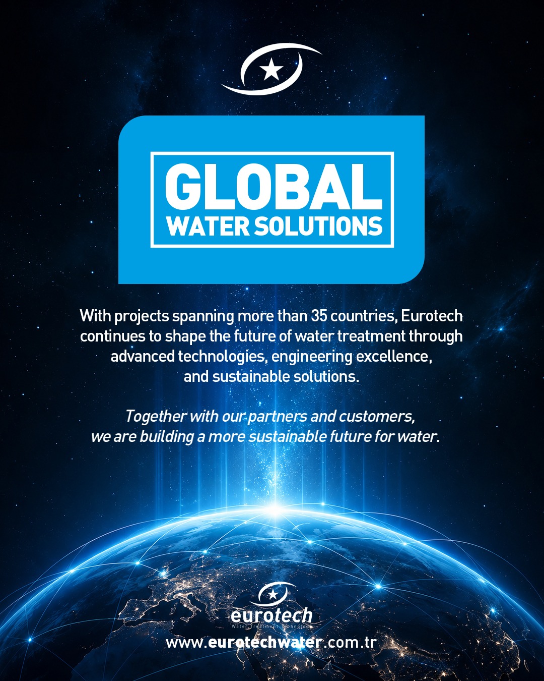 Global Water Solutions: Устойчивые технологии водоочистки в более чем 35 страна