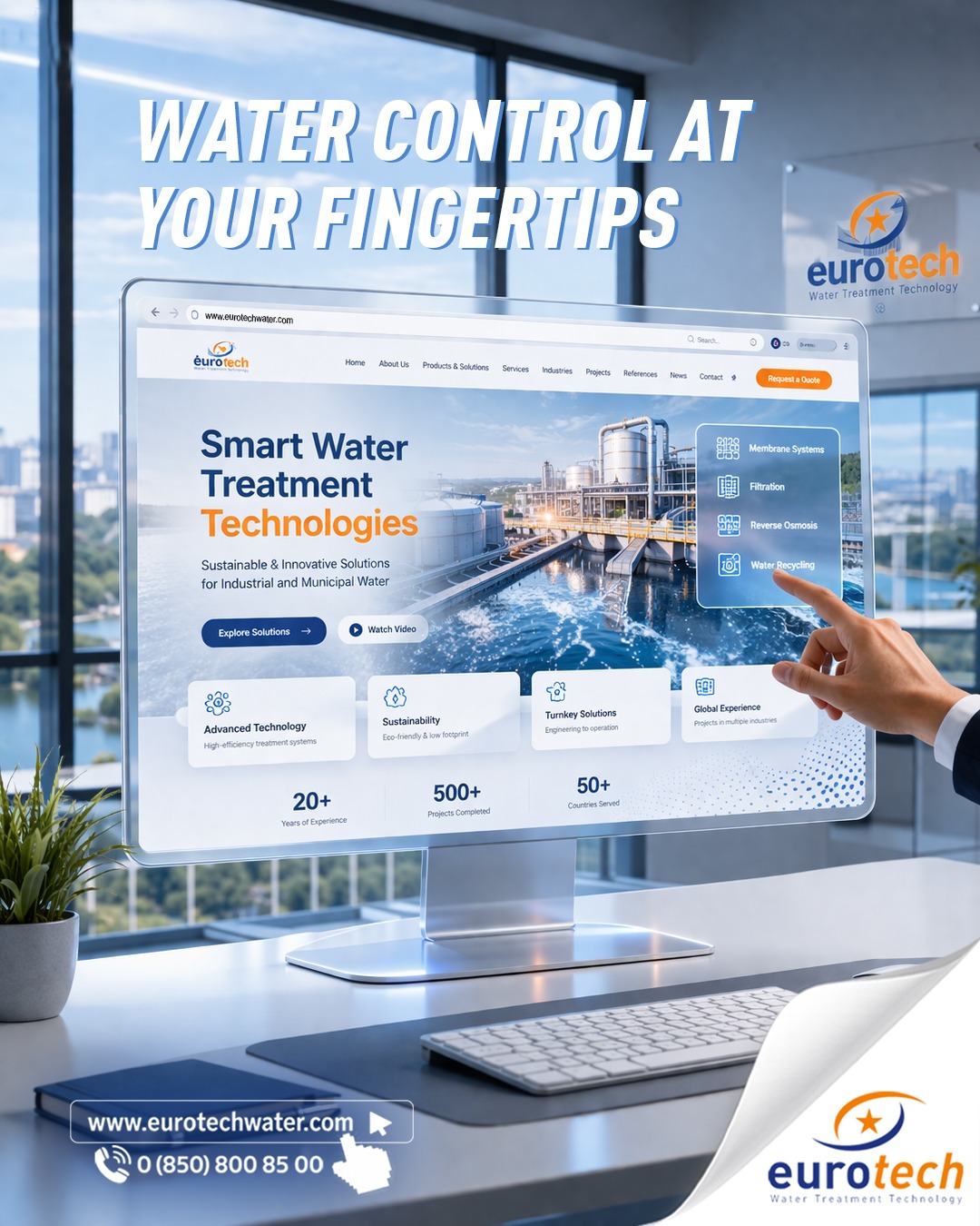 Akıllı Su Yönetimi Nedir? Endüstriyel Su Arıtma Sistemleri ve Avantajları